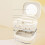 Denture Cleaning Cup with Builtin Mirror for Deep Soaking, Fits Multiple Sizes, White 2