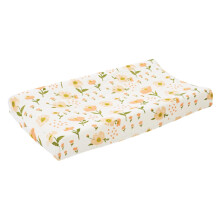 Changing Pad Cover Removable Floral Design Compatible with Standard Changing Tables Breathable Comfortable Multi-Size