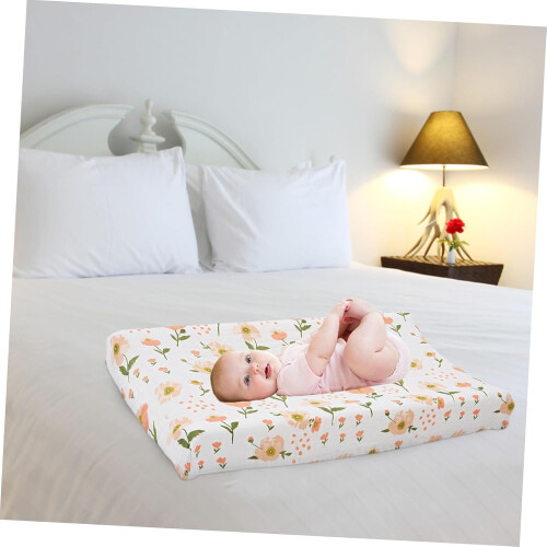 Changing Pad Cover Removable Floral Design Compatible with Standard Changing Tables Breathable Comfortable Multi-Size 2
