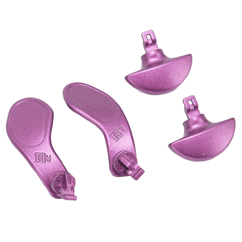 4Pcs Metal Back Paddles For Ps5 Edge Controller, Gaming Replacement Purple 8701369785530