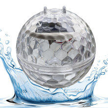 Solar Floating Pool Light 11cm, Rechargeable LED Glow Globe, Solar Powered Night Lights, 7Color Changing Pool Lights