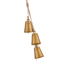 Metall-Weihnachtsornament-Glockenanhänger mit einfachem Haken-A