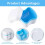 Travel Denture Case with Removable Rinse Basket, Moisture Proof Retainer Storage Box 5