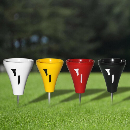 Golfs Tees Holder For Putting Greens Practice Tool Lightweight Sign Base 1
