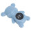 Infant Bath Temp Thermometer & Toy Bear Shape Blue Waterproof 1