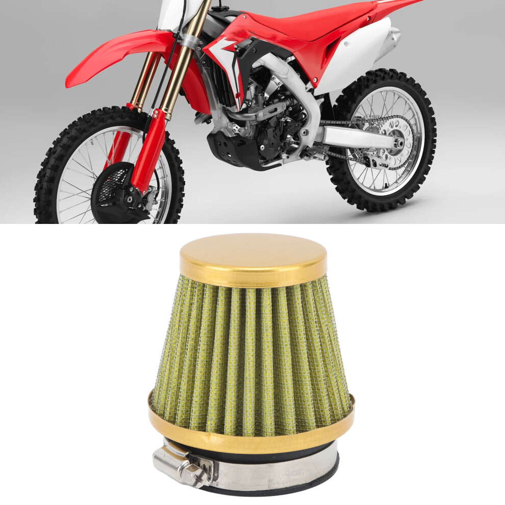 Off-Road Universal 50Mm Air Filter For Motorcycle Atv Quad Dirt Bike Color Gold 9301369790443