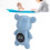 Infant Bath Temp Thermometer & Toy Bear Shape Blue Waterproof 15