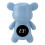 Infant Bath Temp Thermometer & Toy Bear Shape Blue Waterproof 2