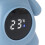 Infant Bath Temp Thermometer & Toy Bear Shape Blue Waterproof 12