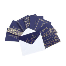 Sophisticated Blank Interior Thank You Cards, Elegant Design with Superior Quality Cards Stock, Perfect for All Occasions Including Weddings,