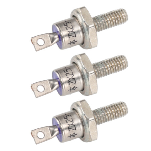 Iron Base Diodes, 25A 1200V Specifications Rectifier Diode, Improves Generator Performance, Easy Installation With Studs, For Battery Charging 1