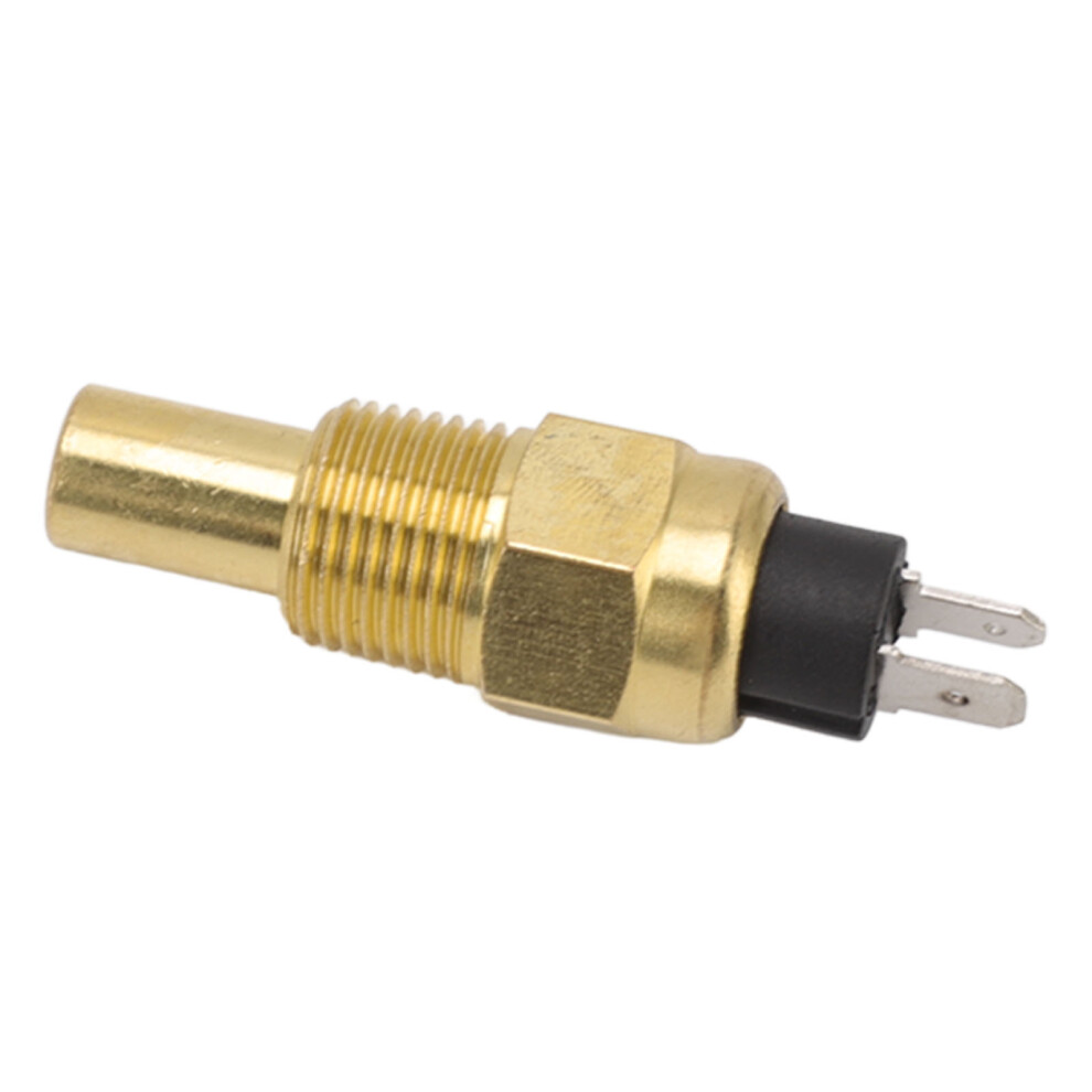 Water Temp Sensor For Car 12V/24V Brass 6.3X2cm, Alarm At 98C 8751372441398