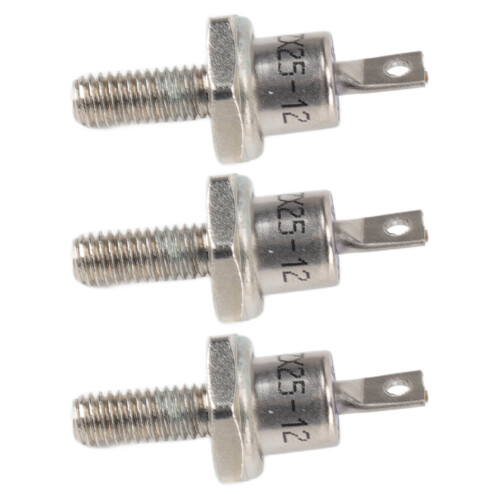 Iron Base Diodes, 25A 1200V Specifications Rectifier Diode, Improves Generator Performance, Easy Installation With Studs, For Battery Charging 2