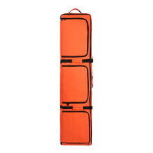 Ski Bag Waterproof Wheeled Bag With Handles, Shoulder/Backpack Carry, Fits 1 Ski Or 2 Skis (Snowboard Compatible)
