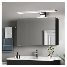 Bath Mirror Lamps LED Mirror Light Stainless Steel IP44 Bathroom Wall Lamp 30 Cm Warm Light For Mirror Cabinet