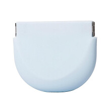 Orthodontic Retainer Case with Vent Holes, Waterproof Silicone Dental Box for Braces, Light Blue