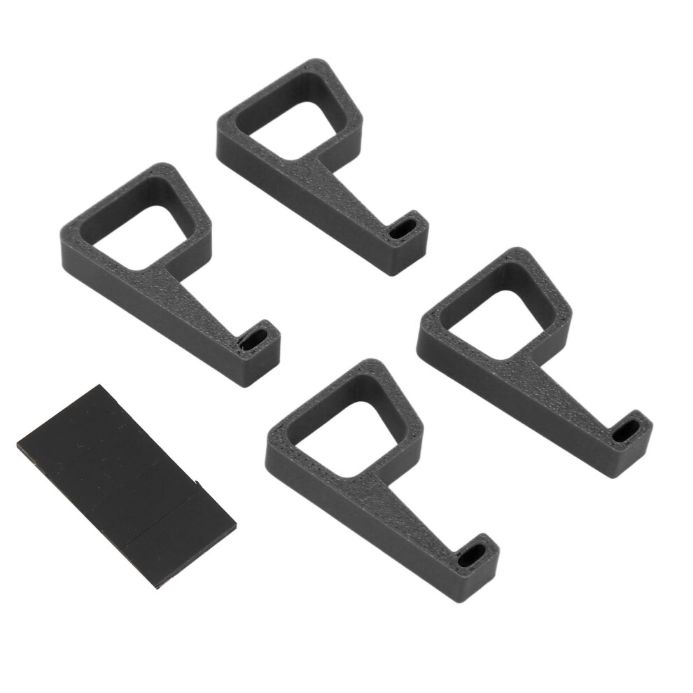 4Pcs Ps4 Slim Horizontal Support Bracket For Enhanced Airflow Black 3321369798689
