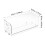Living And Home 2pcs Stackable Transparent Desktop Storage Boxes Multifunctional Organiser 6