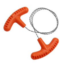 Emergency Wire Saw for Outdoor Survival, High Mini Stainless Steel Pocket Wire Saw with Manual Pull System, Rustproof and Flexible Design,