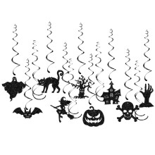 Handgefertigte Halloween-Dekorationen, Folienwirbel-Dekorationen für Halloween- und Hochzeitsdekorationen, hochwertiges Material, einfach zu