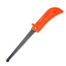 Powerful And Strong Outdoor Portable Saw With Non Slip Handle And Folding Design For Tree Cutting Wood Trimming Featuring Triple Cut Razor Teeth