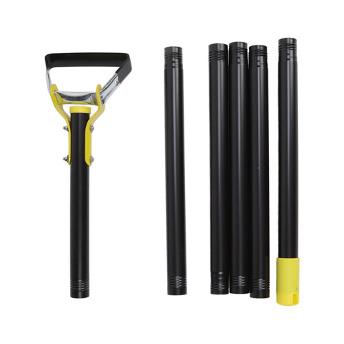 Push-Pull Garden Hoe, Efficient Weeding Tool with Ergonomic & User-Friendly Design, Adjustable Long Handle Stirrup Hoe, Durable Stainless Steel Triang