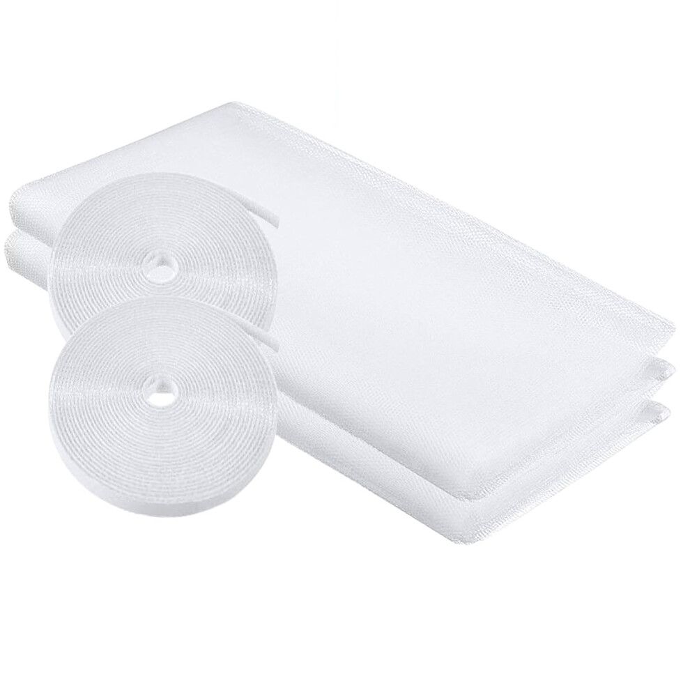 Adjustable Window Barrier, Durable Heavy Duty Mesh Ensures Longevity And Resilience, Self-Adhesive Window Screen Offers Hassle-Free Installation, 9173940685949
