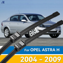 2 stk/sett vindusviskerblader for Opel Astra H Ren vindusvisker foran 2004 2005 2006 2007 2008 2009 regnbørster