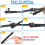 2Pcs/Set Windshield Windscreen Wiper Blades For Ford Focus MK 2 2004 - 2011 Front Window Wipers 2005 2006 2007 2008 2009 2010 6