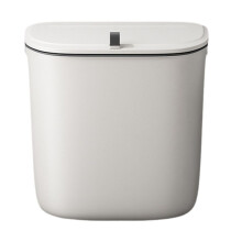 1 Cestino per Rifiuti da Bagno Appeso A Parete con Coperchio Impermeabile con Cucitura Stretta, Cestino per Rifiuti da 7 Litri