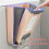 Kitchen Wall-Mounted Folding Trash Can Household Cabinet Hanging Storage Trash Basket Classification Hanging Trash Can 3