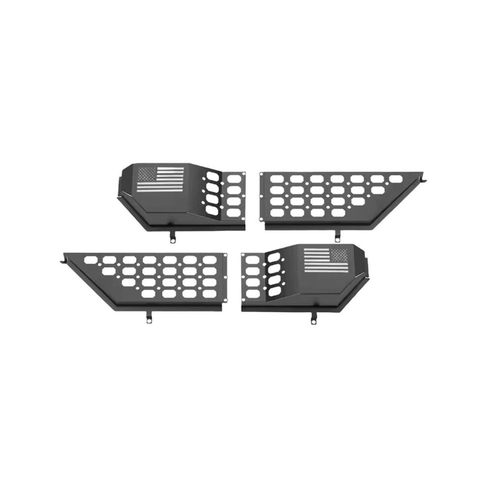 Metal Box Front Door Storage Door Storage Pocket Rack For Jl Jlu 4Xe 2018-2023 Gladiator Jt 2020-2023 4712705026389