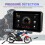 5 Inch Portable Motorcycle DVR Dash Cam Carplay Android Auto IP68 Waterproof Front Rear Camera 8