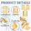 Piggyback Spade Connectors Quick Disconnect Electrical Wire Spade Terminals Adapter 100pcs 3