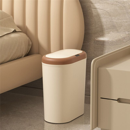 New Automatic Sensor Trash Can Touchless  Bin Kitchen Bathroom Waterproof Bucket Garbage with Lid Home Wastebasket 2
