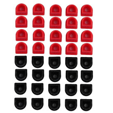 40 Stück Wasserdichtes Vollleitungssteckerkabel, Rot, Schwarz, Feststecker, 50 A, Material Kabelschutz, Feststeckerklemmen