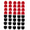 40 PCS Waterproof Solid  Plug Cable Red Black Fixed Plug 50A Material Cable Protection Fixed Plug Terminals 1