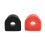 40 PCS Waterproof Solid  Plug Cable Red Black Fixed Plug 50A Material Cable Protection Fixed Plug Terminals 8