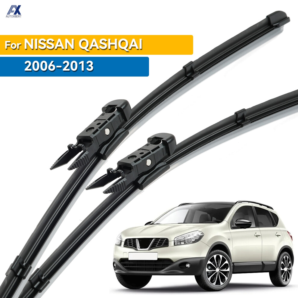 For Nissan Qashqai Dualis J10 2006-2013 2007 2008 2009 2010 2011 Wiper Front Wiper Blades Windshield Windscreen Window 24" 16" 6935161476637