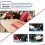 2 St Kolfiber InteriöR FöRvaringsbox Lock Trim för   2006-2011 5