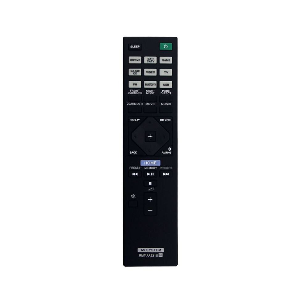 Rmt-Aa231u Replacement Remote Control For Av Receiver Home Theater System Str-Dh770 Strdh770 6032513327118