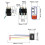 Wireless Remote Control Winch Kit - 12V, 250A, Waterproof, Solenoid Relay Contactor+ 2Pcs Wireless Winch Remote Control 8