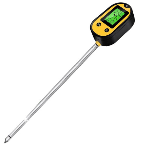 5-In-1 Soil Moisture Meter, Environment Illumination/Sunlight Intensity, Soil Temperature Value, Soil Moisture Content