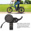 Electric Scooter Display Panel 6 Pin Waterproof LCD Display Control Panel for Universal 10 Inch Electric Scooter 5