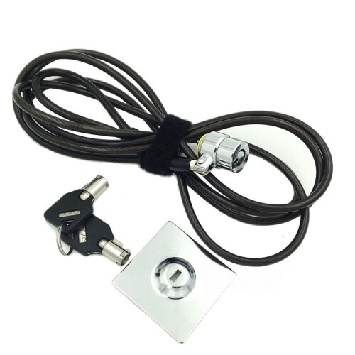Laptop Lock Cable for Laptop Computer Lock 6x2.5mm Small Keyhole Security Anti-Theft Notebook Padlock