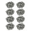 400Pcs 35mm DIN Rail Terminal Block End Stopper Mounting Clips 1