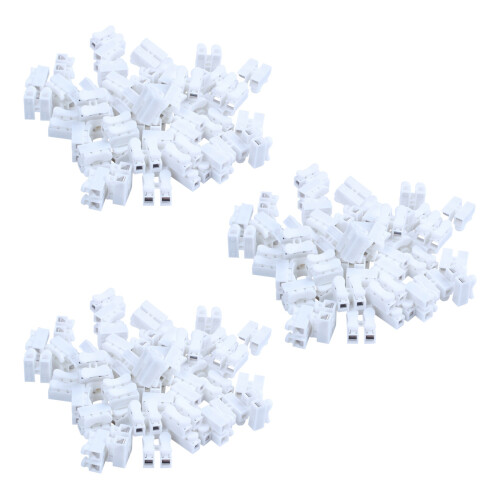 150PCS CH2 Spring Quick Wire Connector Cable Clamp Terminal Block Connector for LED Strip Light