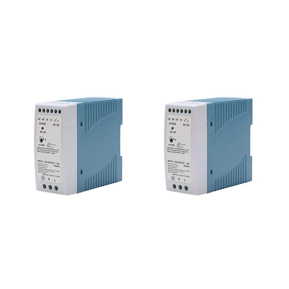 2X Mdr-60 5V 60W Din Rail Power Supply Ac- Driver Voltage Regulator Power Suply 110V 220V 6033325894089