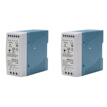 2X MDR-60 12V 60W Din Rail Power Supply Ac- Driver Voltage Regulator Power Suply 110V 220V