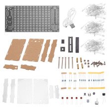 Elektronisch Display, Geluidsgeactiveerde Stereoluidspreker voor Thuis, DIY-Soldeerprojectkit